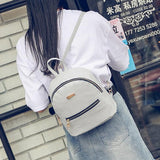 Sidiou Group Pu Leather Backpacks Girls Female Weave Shoulder Bag New Travel Small Women Backpack cute kids Bowknot Backpack