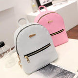 Sidiou Group Pu Leather Backpacks Girls Female Weave Shoulder Bag New Travel Small Women Backpack cute kids Bowknot Backpack