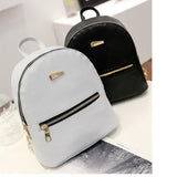 Sidiou Group Pu Leather Backpacks Girls Female Weave Shoulder Bag New Travel Small Women Backpack cute kids Bowknot Backpack