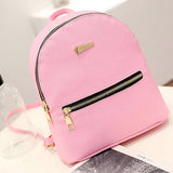Sidiou Group Pu Leather Backpacks Girls Female Weave Shoulder Bag New Travel Small Women Backpack cute kids Bowknot Backpack