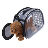 Sidiou Group Foldable Pet Bag Pet Transparent Outdoor Travel Shoulder Bag  Breathable Dog Kennel Bag