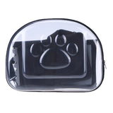 Sidiou Group Foldable Pet Bag Pet Transparent Outdoor Travel Shoulder Bag  Breathable Dog Kennel Bag