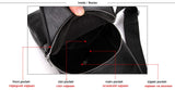 Sidiou Group PU Leather Messenger Bag Practical Crossbody Shoulder Bag Casual Chest Sling Bags