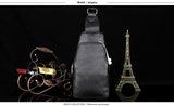 Sidiou Group PU Leather Messenger Bag Practical Crossbody Shoulder Bag Casual Chest Sling Bags