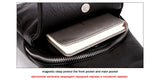 Sidiou Group PU Leather Messenger Bag Practical Crossbody Shoulder Bag Casual Chest Sling Bags