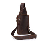 Sidiou Group Men Messenger Bags Genuine Leather Men's Bags Travel Chest Pack  Leather Shoulder Bags