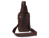 Sidiou Group Men Messenger Bags Genuine Leather Men's Bags Travel Chest Pack  Leather Shoulder Bags