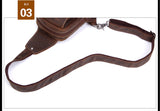 Sidiou Group Men Messenger Bags Genuine Leather Men's Bags Travel Chest Pack  Leather Shoulder Bags