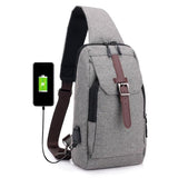 USB Charging Shoulder Bag