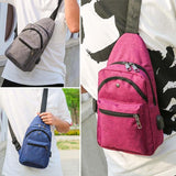 Sidiou Group USB Charge Anti Theft Chest Pack Men Portable Waterproof Organizer Sling Shoulder Bags