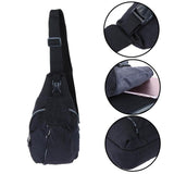 Sidiou Group Canvas Chest Packs Solid Color Multi Function Waist Bag Crossbody Sling Shoulder Bag