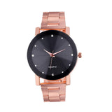 Sidiou Group Steel Wrist Women Band Analog Men Line Quartz Watch Watches Dial Stainless