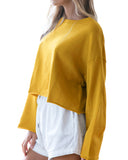 Sidiou Group Women Hoodies Sweatshirt Solid O-Neck Long Sleeve T-Shirt Casual Tracksuit Pullover