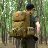 Sidiou Group Nylon Outdoor  Military Tactical Bags Backpack Army Waterproof Large Size Bag  Backpack