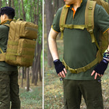 Sidiou Group Nylon Outdoor  Military Tactical Bags Backpack Army Waterproof Large Size Bag  Backpack