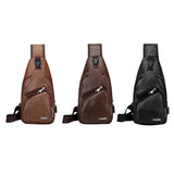 USB Charging Chest Bags