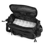 Sidiou Group Blusea Multi-functional Fishing Bag Fishing Tackle Bag Sling Tackle Bag Fishing Waist Pack Tackle Bag with Boxes
