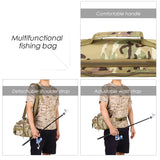 Sidiou Group Blusea Multi-functional Fishing Bag Fishing Tackle Bag Sling Tackle Bag Fishing Waist Pack Tackle Bag with Boxes