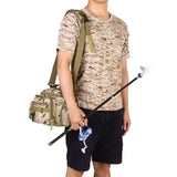 Sidiou Group Blusea Multi-functional Fishing Bag Fishing Tackle Bag Sling Tackle Bag Fishing Waist Pack Tackle Bag with Boxes