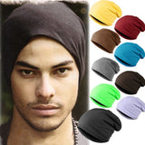 Sidiou Group New Men Women Beanie Solid Color Hip-hop Slouch Unisex Knitted Cap Hat