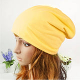 Sidiou Group New Men Women Beanie Solid Color Hip-hop Slouch Unisex Knitted Cap Hat