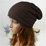 Sidiou Group New Men Women Beanie Solid Color Hip-hop Slouch Unisex Knitted Cap Hat