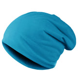 Sidiou Group New Men Women Beanie Solid Color Hip-hop Slouch Unisex Knitted Cap Hat