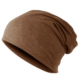 Sidiou Group New Men Women Beanie Solid Color Hip-hop Slouch Unisex Knitted Cap Hat