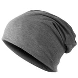 Sidiou Group New Men Women Beanie Solid Color Hip-hop Slouch Unisex Knitted Cap Hat