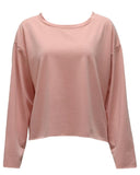 Sidiou Group Women Hoodies Sweatshirt Solid O-Neck Long Sleeve T-Shirt Casual Tracksuit Pullover