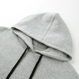 Sidiou Group New Women Loose Long Sweatshirt Solid Long Sleeve Pockets Split Casual Warm Hoodies