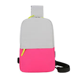 Sidiou Group Men Waist Chest Pack Oxford Cloth Chest Bags for Man Casual Sling  Crossbody Bag