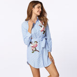 Striped Shirt Dress
