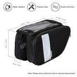 Sidiou Group Bike Phone Bag Top Tube Bag Bike Phone Holder Cycling Front Frame Bag Outdoor Cycling Bicycle Bag Pack