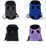 Sidiou Group Pet Carrier Dog Front Chest Backpack Five Holes Backpack Dog Outdoor Carrier Tote Bag