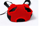Sidiou Group Pet Carrier Dog Front Chest Backpack Five Holes Backpack Dog Outdoor Carrier Tote Bag