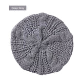 Sidiou Group Winter  Women Knitted  Hats Wool Slouchy Beanies Beret Hat Ski Cap