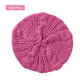 Sidiou Group Winter  Women Knitted  Hats Wool Slouchy Beanies Beret Hat Ski Cap