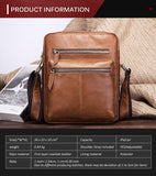 Sidiou Group Genuine Leather Shoulder Bag Men Messenger Bag Men Commercial Briefcase CrossBody Bag