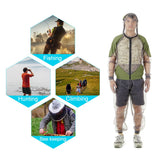 Sidiou Group Outdoor Suit  Mesh Hooded Suits  Insect Protective Mesh Shirt Gloves Pants