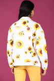 Patterned Denim Jacket