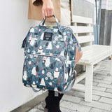 Sidiou Group Mummy Maternity Diaper Bag Cartoon Print Nursing Travel Bag Multi-function Nursing Bag