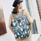 Sidiou Group Mummy Maternity Diaper Bag Cartoon Print Nursing Travel Bag Multi-function Nursing Bag