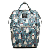 Sidiou Group Mummy Maternity Diaper Bag Cartoon Print Nursing Travel Bag Multi-function Nursing Bag