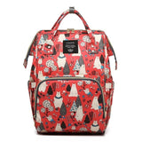 Sidiou Group Mummy Maternity Diaper Bag Cartoon Print Nursing Travel Bag Multi-function Nursing Bag