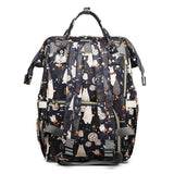 Sidiou Group Mummy Maternity Diaper Bag Cartoon Print Nursing Travel Bag Multi-function Nursing Bag
