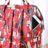 Cartoon Print Nursing Travel Backpack