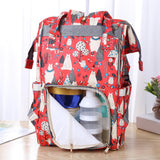 Sidiou Group Mummy Maternity Diaper Bag Cartoon Print Nursing Travel Bag Multi-function Nursing Bag