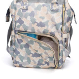 Sidiou Group Camo Waterproof Print Diaper Backpack Travel Backpack Mummy Maternity Nursing Bag