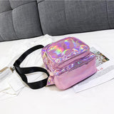 Sidiou Group Women Chest Bag Fashion Patent Leather Single Shoulder Bags Travel Sling Messenger Bag